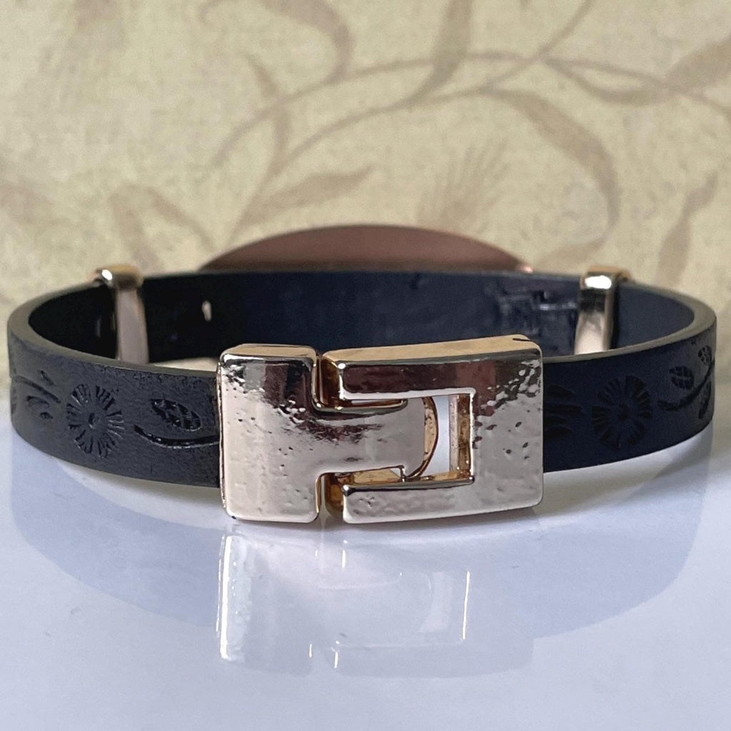 Blackwell Leather Medical Alert ID Bracelet - Personalised