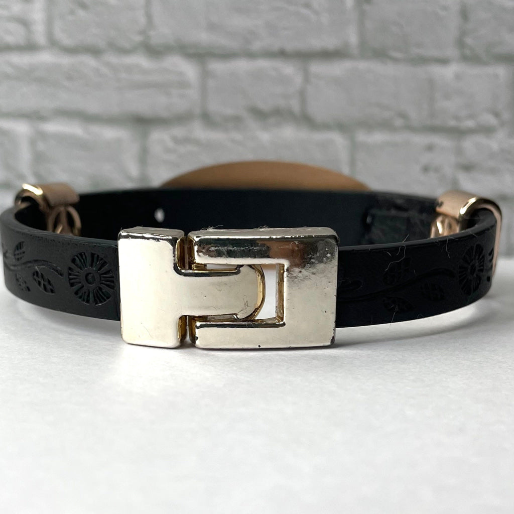 Blackwell Leather Medical Alert ID Bracelet - Personalised
