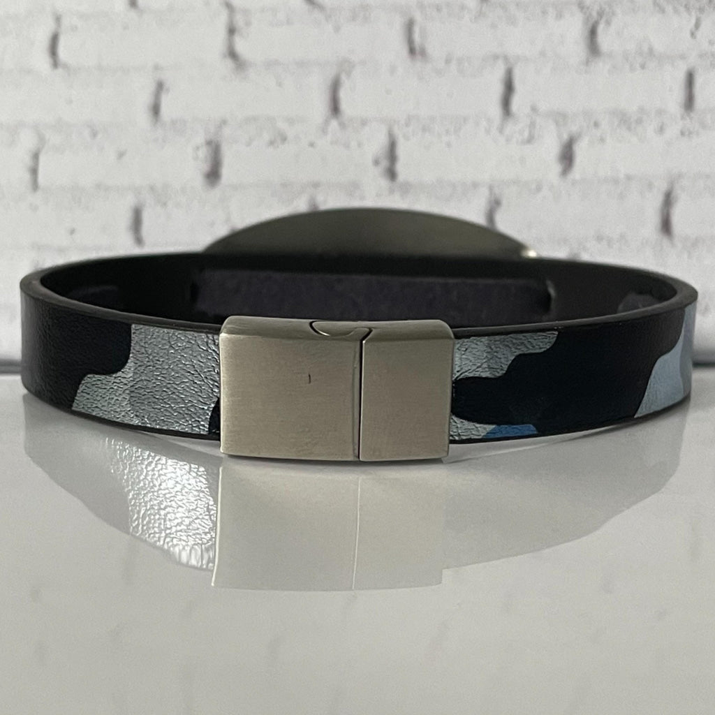 Kerr Blue Medic Alert Medical ID and Allergy Bracelet Free Custom Engraving Made to Fit, Free Gift Box by Shelley @buyamedicalalert.com