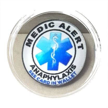 buyamedicalalert.com Anaphylaxis Snap Button