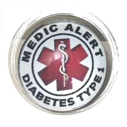 buyamedicalalert.com Diabetes Type 1 Snap Button