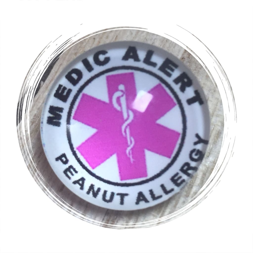 buyamedicalalert.com Peanut Allergy Snap Button